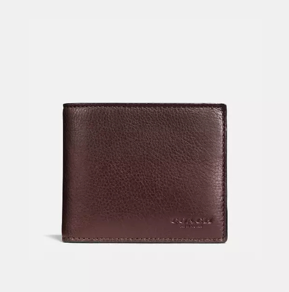 Coach Brown Leather Key & Card Holder - Picture 5 of 6